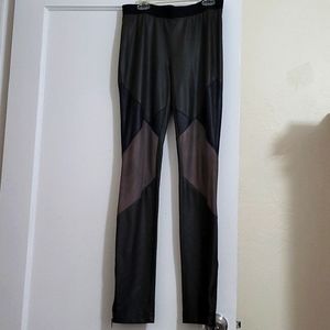 BCBGMAXAZRIA panels multi colors leggings